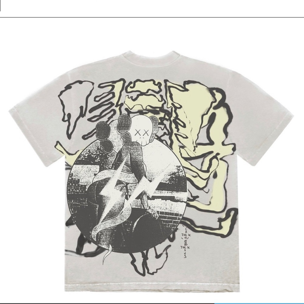 Cactus jack travis scott kaws fragment tshirt size large
